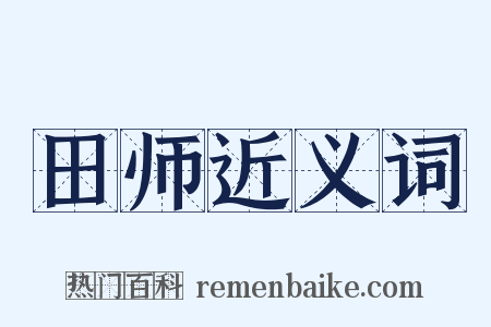 田师近义词是什么意思的图片